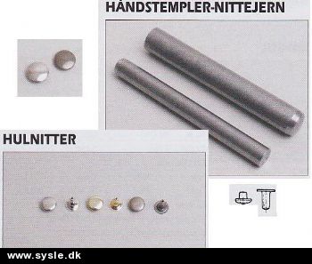 Nitter og Værktøj - Sømnitter (til hammer) - 7mm - oxideret