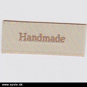 1387 Mærke: *Handmade* 2x5cm - 1stk. 