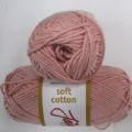 Klik her for at se flere billeder og få mere information om varen:  8861 Soft Cotton - Lys Gammel rosa - 50g 1ng