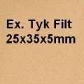 Klik her for at se flere billeder og f mere information om varen:  1511 - Filtstykker 5mm tyk. 25x35cm Creme - pr.stk.