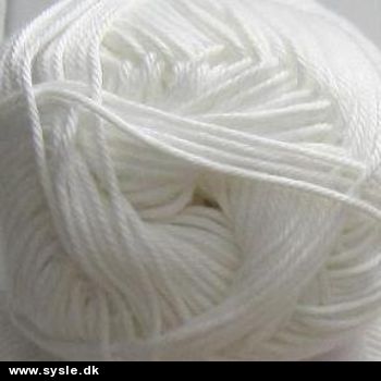 1010 Cotton 8/4 - HVID + Knækket hvid 50g 1ng