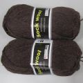 Klik her for at se flere billeder og f mere information om varen:  1089 Sock Wool ensf. - Mørk Brun - 50g 1ng.