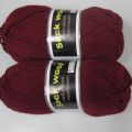 Klik her for at se flere billeder og f mere information om varen:  4624 Sock Wool ensf. - Bordeaux - 50g 1ng.