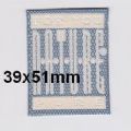 Klik her for at se flere billeder og f� mere information om varen:&nbsp; 3,9x5,1cm Mærke:  Hvid/blå *For you nature pure*