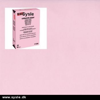 8325 Kopipapir A4 - Rosa/Pink - 80g 25ark.