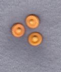 Klik her for at se flere billeder og f mere information om varen:  1101 Knap: m.øsken - knop - 13mm Orange *3 i pk.*