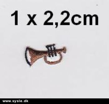 1,0x2,2cm Mærke: mini Trompet - 1stk.