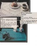 Klik her for at se flere billeder og f mere information om varen:  Fj 06-86-53: Mønster: Hækl Bakkeserviet/Lunchsæt *org*
