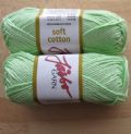 Klik her for at se flere billeder og f mere information om varen:  8876 Soft Cotton - MINT GRØN - 1ng