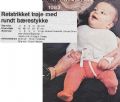 Klik her for at se flere billeder og f mere information om varen:  Ul 1083 Mønster: Retstrikket babytrøje/rundt bærestykke 2-18mdr. *org*