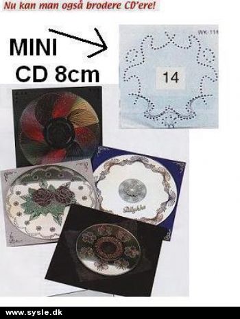 10214 - CD Mini til broderi - 8cm Savblad - 1stk.