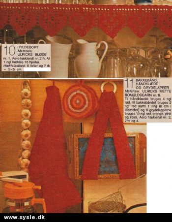 Hv 29-78-37: Mønster: Hæklet hyldebort/grydelapper mm. *org*