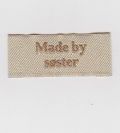 Klik her for at se flere billeder og f mere information om varen:  1441 Mærke: *Made by søster* 2x5cm - 1stk. 