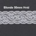 Klik her for at se flere billeder og få mere information om varen:  9950 Nylon Blonde 50mm Hvid - pris pr.m. 