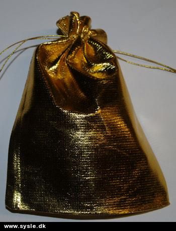 7665 - Smykkeposer - 13x18cm Blank Guld - 3stk.