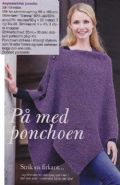 Klik her for at se flere billeder og f mere information om varen:  Fj 38-14-37 Mønster: Strik Poncho med Knapper Onesize *org*