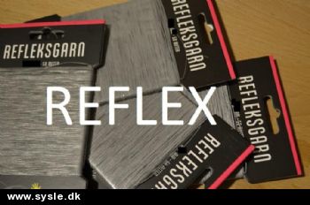 Reflex garn til strik/hækl 08mm - Grå 50m 
