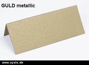 3167 - Bordkort Metallic Karton - Guld - 10stk.