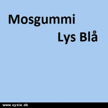 159207 Mosgummi Lys Blå - 1ark. A4