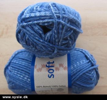 8883 Soft Cotton - Lys Jeansblå nist - 1ng