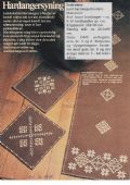 Klik her for at se flere billeder og f mere information om varen:  Hv 36-75-51: Mønster: Hardanger løber/mell. *org*
