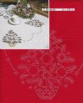 Klik her for at se flere billeder og f� mere information om varen:&nbsp; Pe 68-6519 Mønster: Brodere påtegnet rød Juleløber+stof 40x110cm *org*