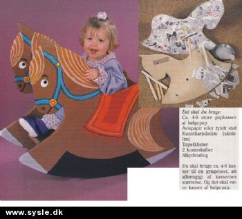Fj 06-94-04: Mønster: Byg en Gyngehest 60x75cm *org*