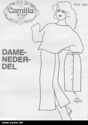 Ca 2006/ symønster - Dame nederdel (vo.)