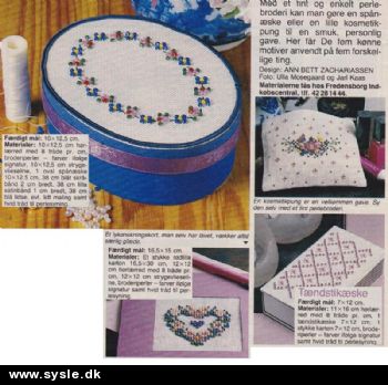Hm 36-90-94: Perlemønster: Brodere med perler *org*