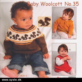 Hj 0035/ Hæfte: 20 sider Babystrik - 8 modeller