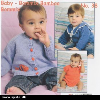 Hj 0038/ Hæfte: 20 sider Babystrik - 6 modeller