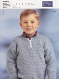 Klik her for at se flere billeder og f mere information om varen:  Mk 55142/ Mønster: Strik børnetrøje  2-12år *org*