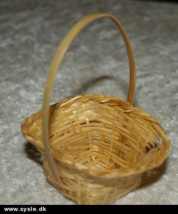 Mini Kurve m. hank, Lys natur - str. 6 x 7½cm - 1 stk.