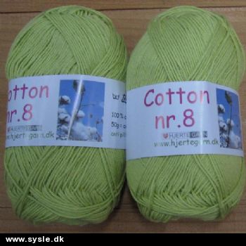 1423 Cotton 8/4 - Mørk Lime Grøn 50g 1ng