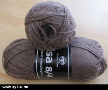 0021 Cotton 8/4 - Gråbrun - 1ng