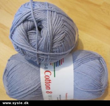 1435 Cotton 8/4 - Lys blå lilla - 1ng