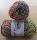 Klik her for at se flere billeder og f mere information om varen:  0006 - Cotton 8/4 - Multi Meleret - 50g 1ng.