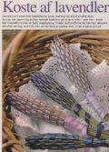 Klik her for at se flere billeder og få mere information om varen:  Hv 29-01-27 Mønster: Bind koste af lavendler *org*