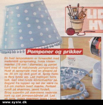 Uh 38-01-34: Mønster: Pynt en lampeskærm *org*