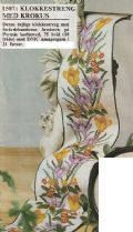 Klik her for at se flere billeder og f mere information om varen:  Fe 27-81-07: Mønster: Brodere lang Kl.streng m. krokus 20x120cm *org*