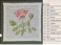 Klik her for at se flere billeder og f mere information om varen:  Fe 40-74-59 Mønster: (4:6) Brodere mellemlægss. Pink rose *org*