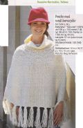 Klik her for at se flere billeder og f mere information om varen:  Fj 47-08-54: Mønster: Strik Poncho med bærestykke S-XL *org*