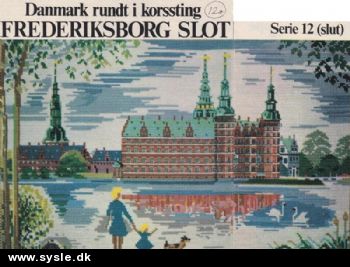 Hv 05/06-76-44: Mønster: (12:12) Frederiksborg slot 37x56cm *org*