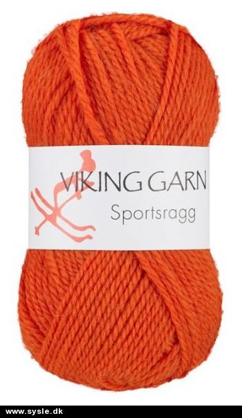 0551 Sportsragg - Brændt Orange - 50g 1ng.