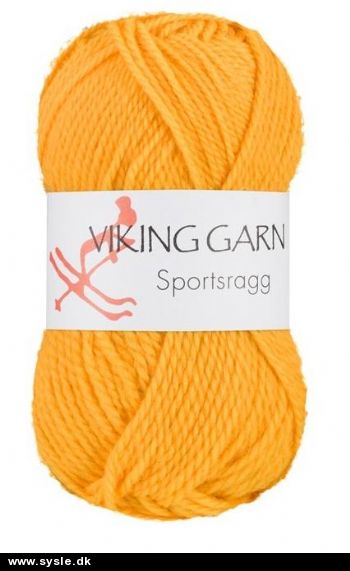 0545 Sportsragg - Mellem Gul - 50g 1ng.