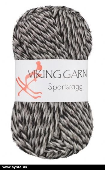 0580 Sportsragg - Salt/Peber - 50g 1ng.