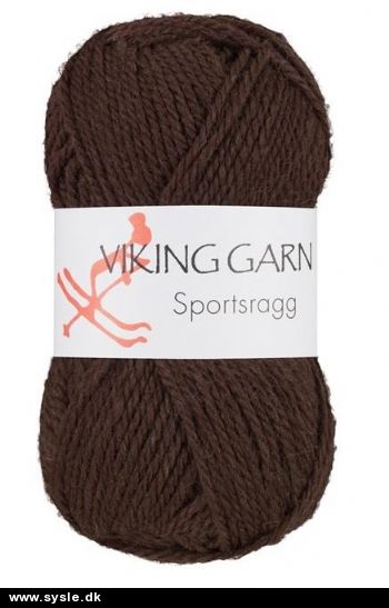 0518 Sportsragg - BRUN - 50g 1ng.