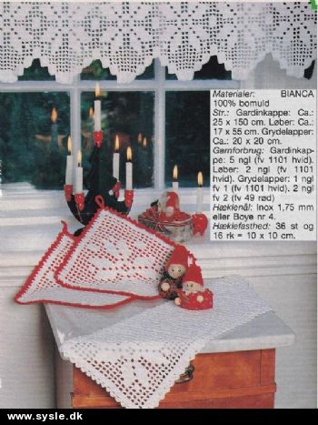 Fj 50-97-18: Mønster: Hækl kappe/løber/grydelapper *org*