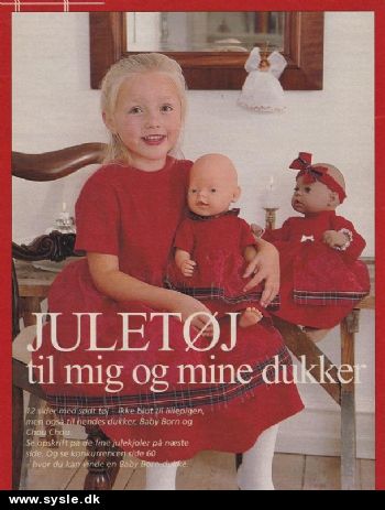 Hv 42-01-49 Hæfte: 12s. Sy og strik til Baby Born/Chou Chou *org*