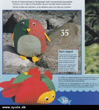 In 04-98-40: Mønster: Sy 4 Krammedyr - Zoo *org*